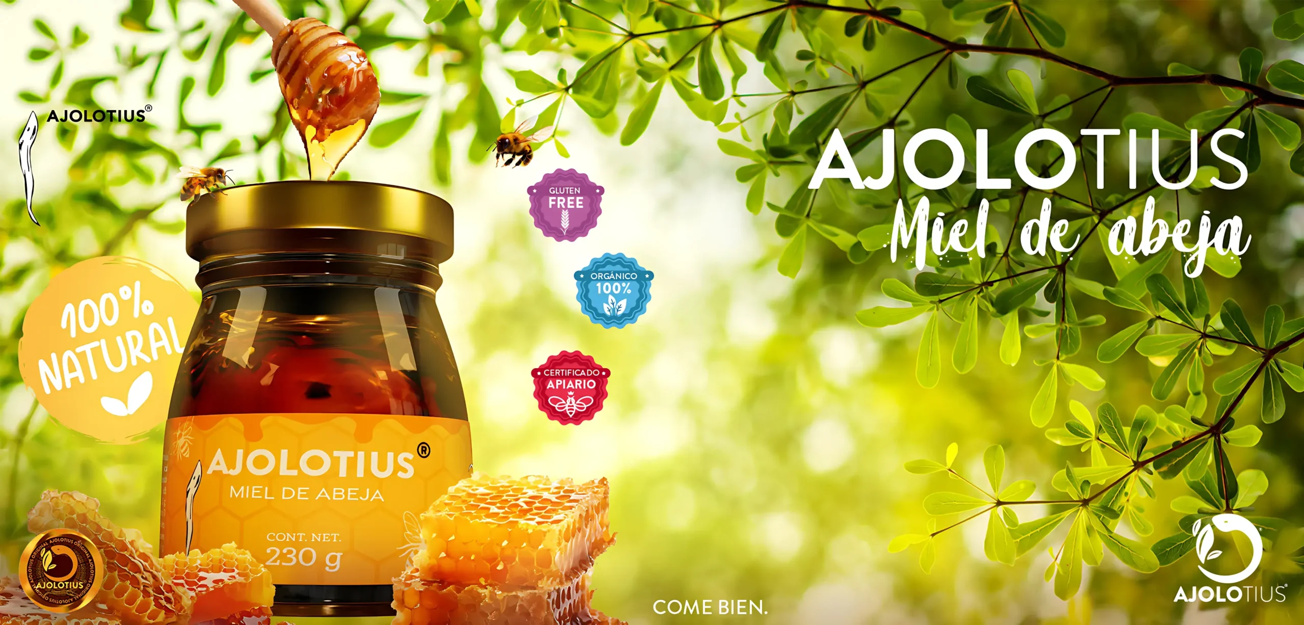Ajolotius Miel de Abeja
