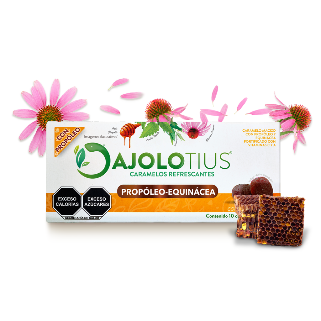 AJOLOBLISTER® Caramelos Refrescantes con Propóleo y Equinacea 22gr
